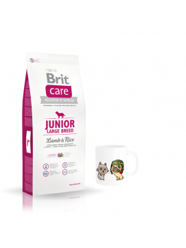 Brit Karma hipoalergiczna dla psów BRIT Care New Junior Large Breed, jagnięcina i ryż, 12 kg