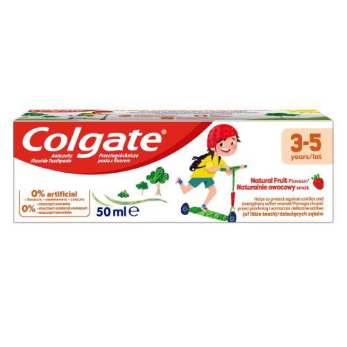 Colgate Palmolive Pasta do zębów dla dzieci Naturalnie owocowy smak (3-5 lat) 50ml SO_107876