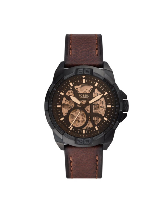 Фото - Наручний годинник FOSSIL Zegarek  ME3219 BRONSON AUTOMATIC Brown LiteHide™ Leather Strap 44mm 