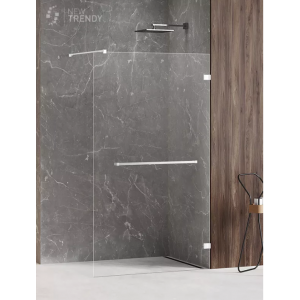 New Trendy EXK-2954 KABINA AVEXA WHITE WALK-IN 110x200 CZYSTE 8mm ACTIVE SHIELD
