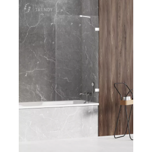 New Trendy EXK-2960 PARAWAN NAWANNOWY AVEXA WHITE 50x150 CZYSTE 6mm ACTIVE SHIELD