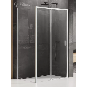 New Trendy K-1208 KABINA PRIME PROSTOKĄTNA PRZY$72CIENNA L 130x70x200 CZYSTE 6mm ACTIVE SHIELD