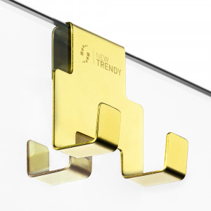 NEW TRENDY AK-0011 Zawieszka do kabiny prysznicowej - Gold SHINE
