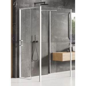 New Trendy K-1590 KABINA PRIME KWADRATOWA PRZY$639CIENNA L 110x110x200 CZYSTE 6mm ACTIVE SHIELD