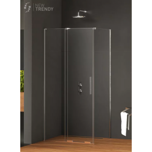 New Trendy EXK-4049 KABINA SMART PROSTOKĄTNA 150x120x200 CZYSTE 8mm ACTIVE SHIELD