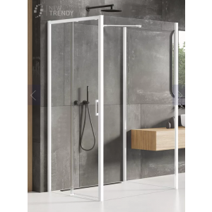 New Trendy K-1572 KABINA PRIME WHITE KWADRATOWA PRZY$844CIENNA P 110x110x200 CZYSTE 6mm ACTIVE SHIELD
