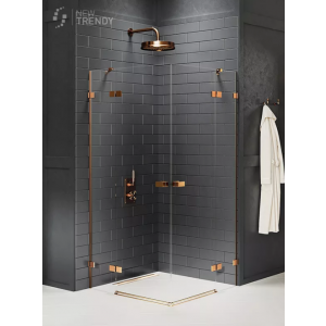 New Trendy EXK-3682 KABINA AVEXA COOPER PROSTOKĄTNA 110x100x200 CZYSTE 6mm ACTIVE SHIELD