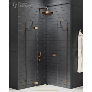 New Trendy EXK-3821 KABINA AVEXA COOPER PI$853CIOKąTNA P 90x90x200 CZYSTE 6mm ACTIVE SHIELD