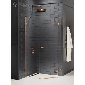 New Trendy EXK-3825 KABINA AVEXA COOPER PI$86CIOKąTNA P 100x80x200 CZYSTE 6mm ACTIVE SHIELD