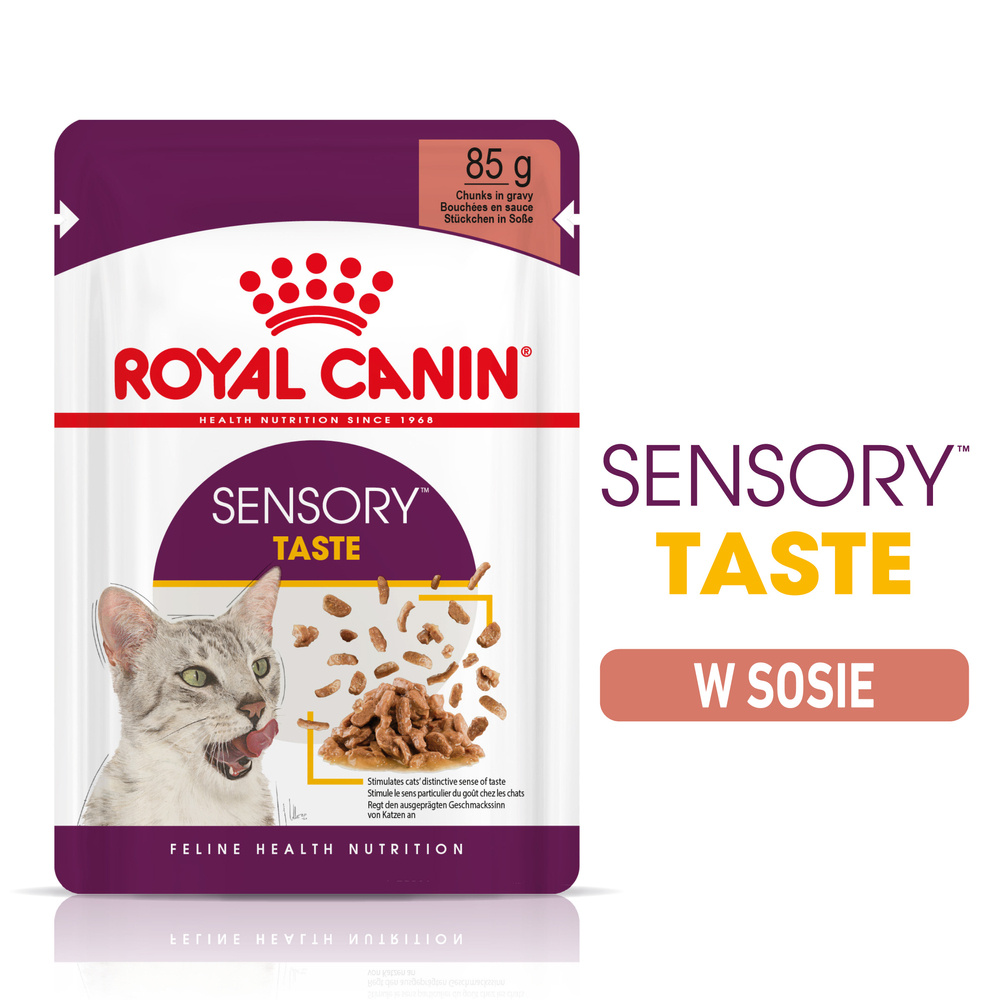 Royal Canin Sensory Taste karma mokra kawałki w sosie 12x85g 303420