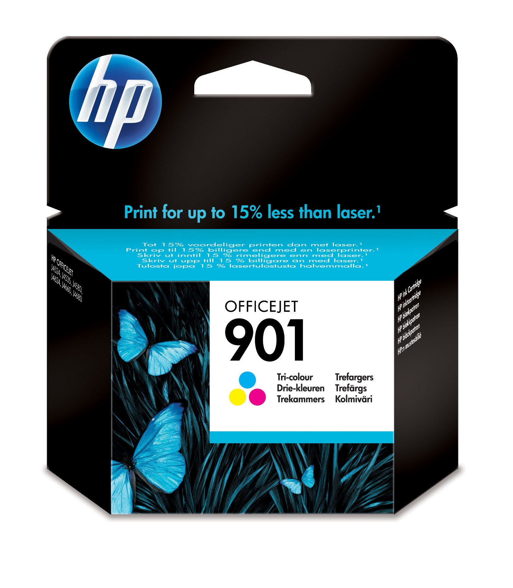 Tusz Hewlett-Packard CC656AE (oryginał HP901 HP 901+ 9 ml+ kolor)