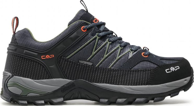Buty trekkingowe męskie CMP Rigel Low Trekking Shoe Wp Antracite/Torba r. 44 (3Q13247-51UG)