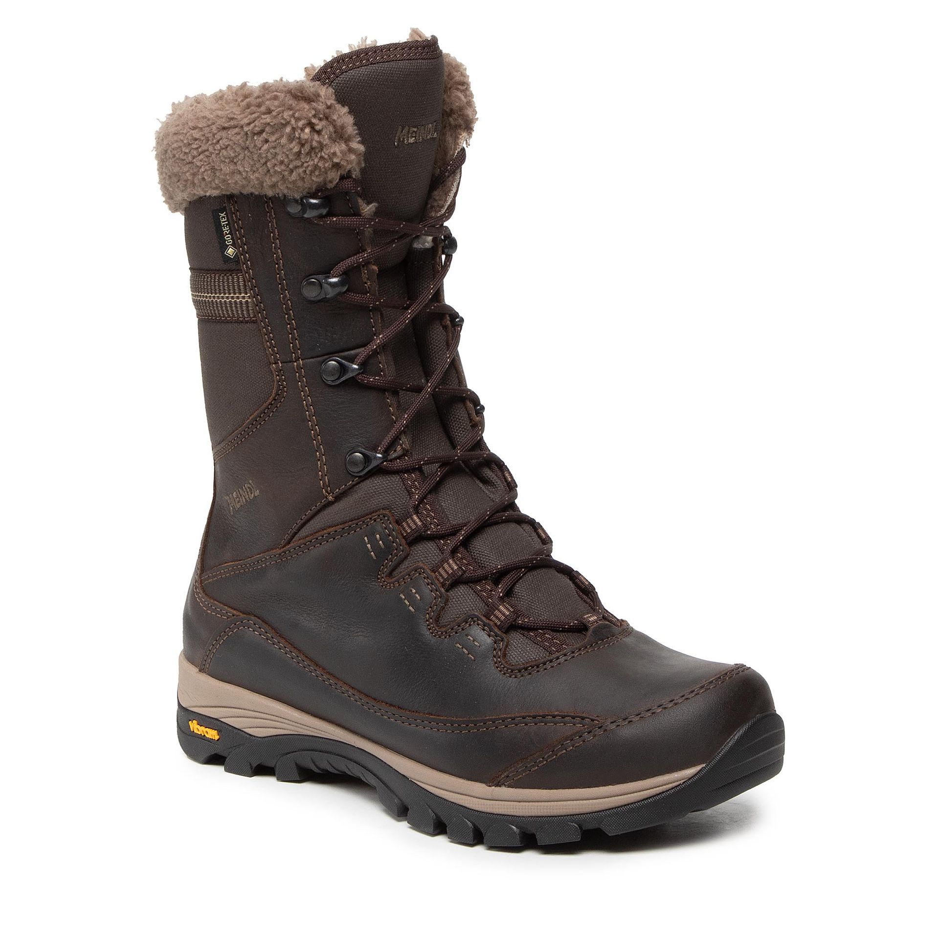 Kozaki MEINDL - Novara Lasy Gtx GORE-TEX 7622 Dunkelbraun 46