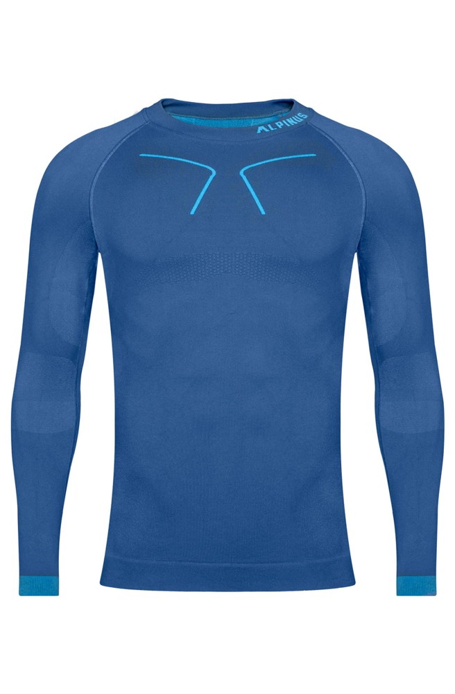 Bluza termoaktywna męska Alpinus Tactical Base Layer GT43870 niebieski