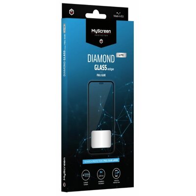 MYSCREEN Szkło hartowane Diamond Glass Lite Edge Full Glue do Xiaomi Redmi Note 11 5G/11T 5G/Poco M4 Pro 5G Czarny