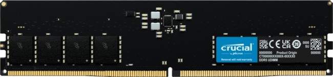 Crucial RAM 1x 32GB DDR5 2Rx8 4800MHz PC5-38400 NON-ECC | CT32G48C40U5 CT32G48C40U5