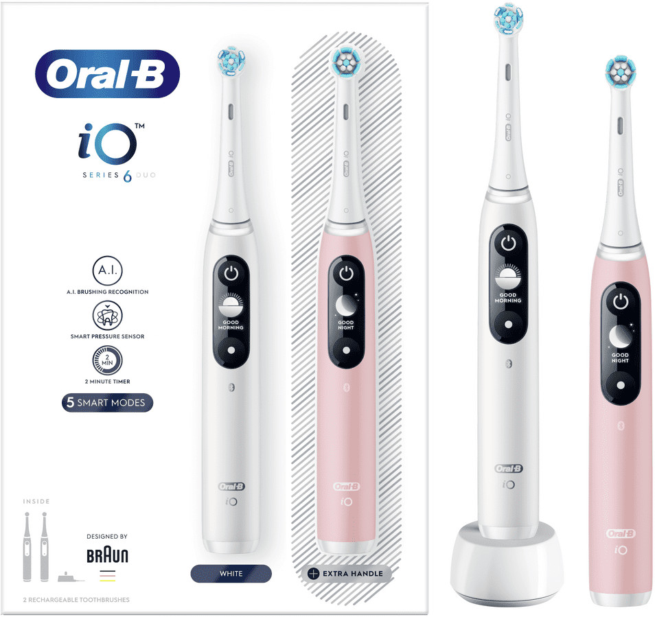 Oral-B iO 6 Duo White&Pink