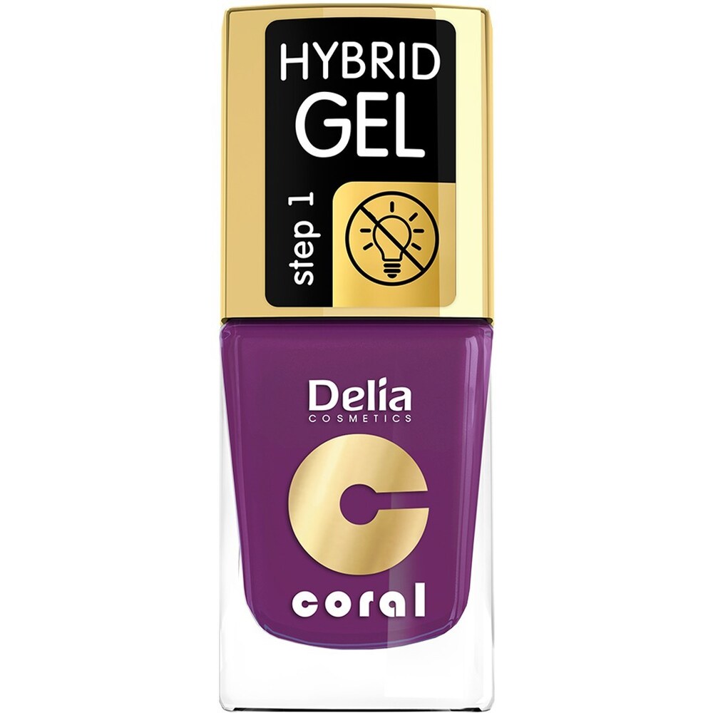 Delia Cosmetics Coral Hybrid Gel Emalia do paznokci nr 47 11ml