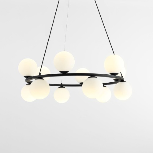 Aldex Krone lampa wisząca czarna kule 1085R1 1085R1