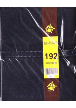 ANTRA Wizytownik ośmioklatkowty 192 granatowy - Antra