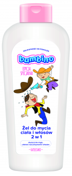 Bambino Żel do mycia ciała i włosów - kowboje 400 ml
