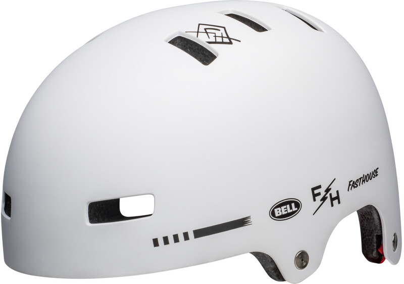 Bell Local Helmet, biały 55-59cm 2022 Kaski BMX i Dirt 210153-095