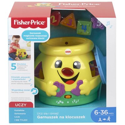 Fisher-Price, zabawka interaktywna Garnuszek na klocuszek