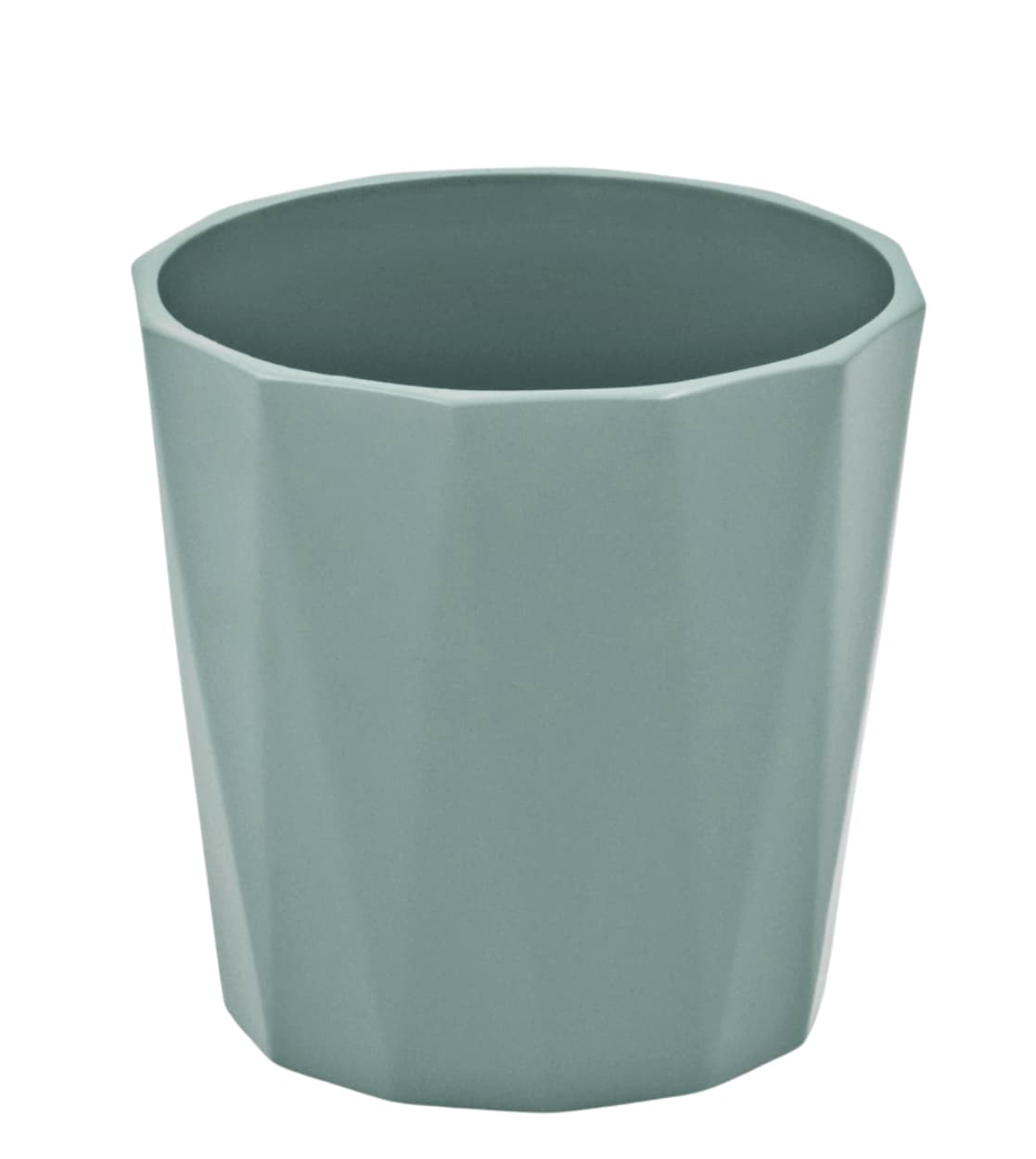 Osłonka ceramiczna FLORES miętowo szary 13,5 cm