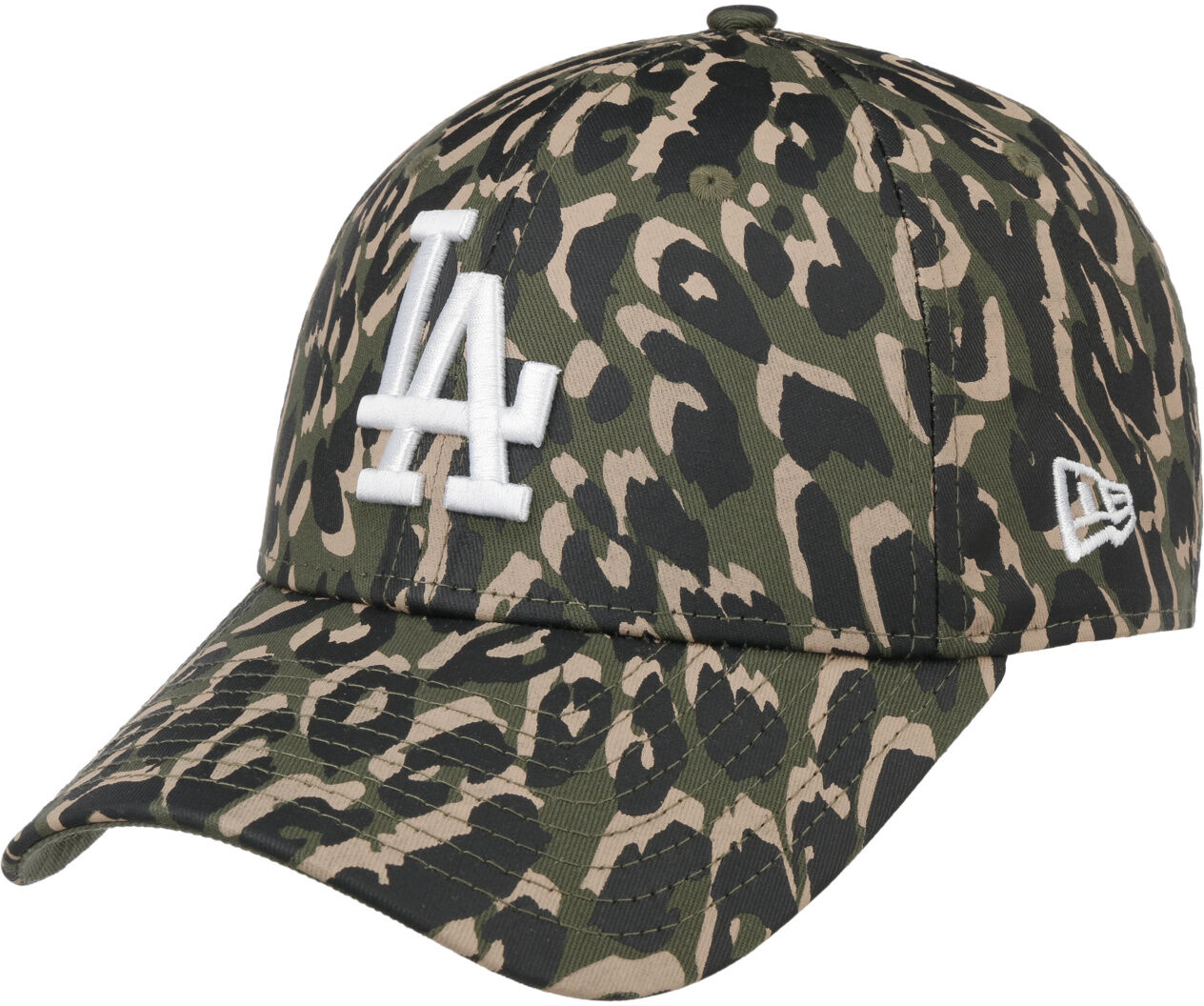 New Era Czapka 9Forty Allover Camo LA by zielony, One Size