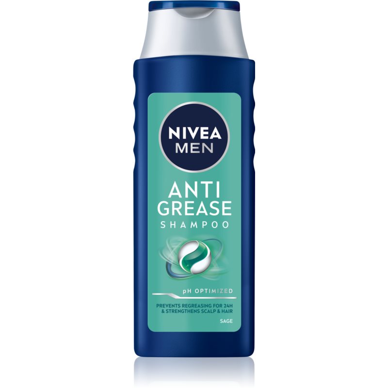 Nivea Men szampon anti grease z szałwią do włosów przetłuszczających się 400 ml 1149089