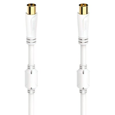 Hama Kabel antenowy 100dB wtyk antenowy gniazdo antenowe 3m pozłacany > PIĄTY PRODUKT 99%