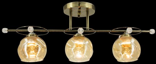 ELEM Lampa sufitowa z nietypowymi kloszami E27 8820/3 21QG z serii KASPER