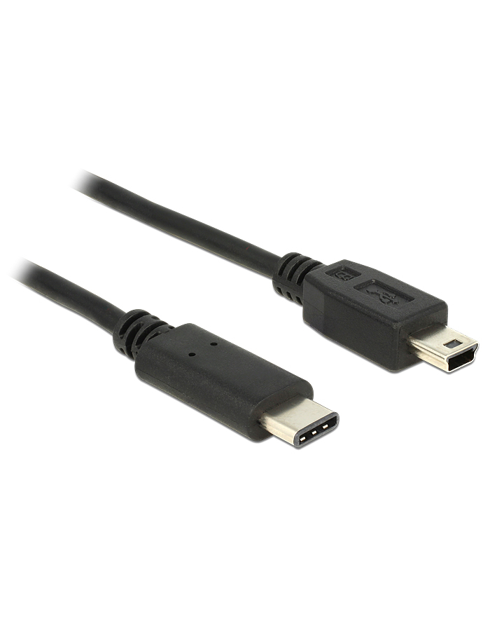 Delock USB C-miniUSB M/M 0,5m Czarny 83335