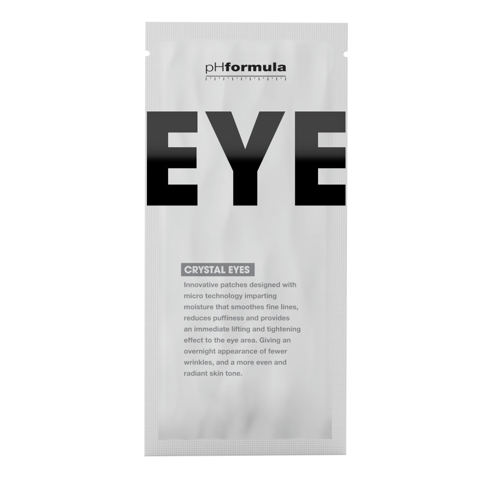 phFormula CRYSTAL EYES przeciwzmarszczkowe płatki pod oczy z efektem liftingu 2 sztuki