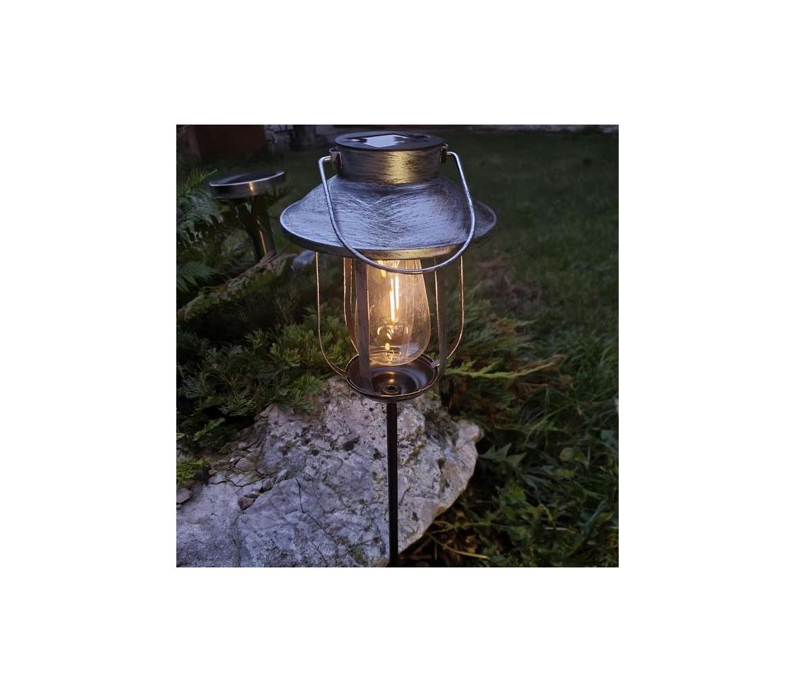 LED Lampa solarna MOLLY 1xE27/1,2V IP44