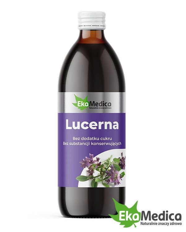 EKAMEDICA EkaMedica Lucerna sok 500 ml Wysyłka kurierem tylko 10,99 zł