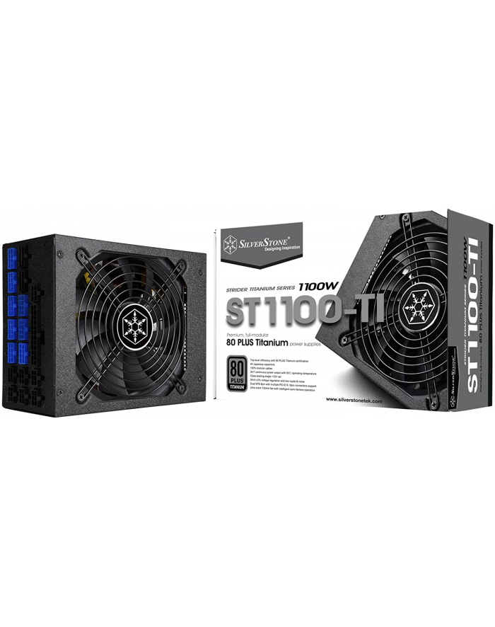 SilverStone SST-ST1100-TI v1.1 Strider 80 PLUS Titanium, MODULARNY - 1100 Watt