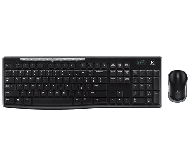 Logitech Wireless Combo MK270 klawiatura Dołączona myszka RF