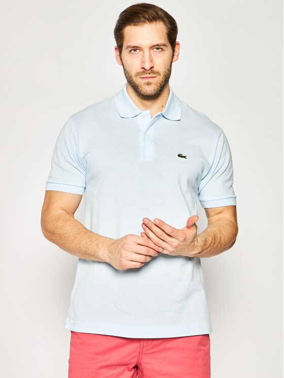 Lacoste Polo L1212 Niebieski Classic Fit