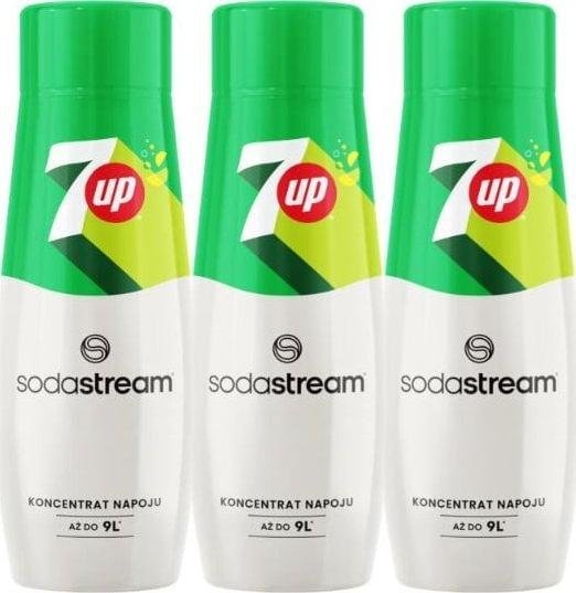 Sodastream 3 x Syrop 7Up 440 ml