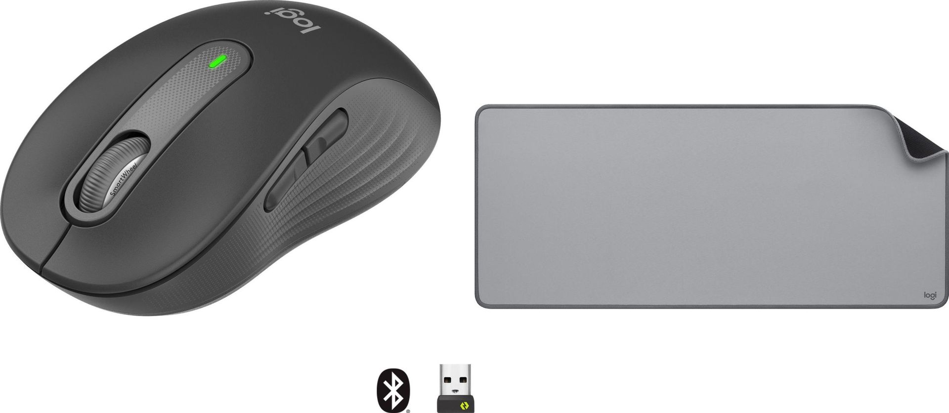Mysz Logitech M650 Grafitowy 910-006253 + Studio Series - MID GREY 956-000052