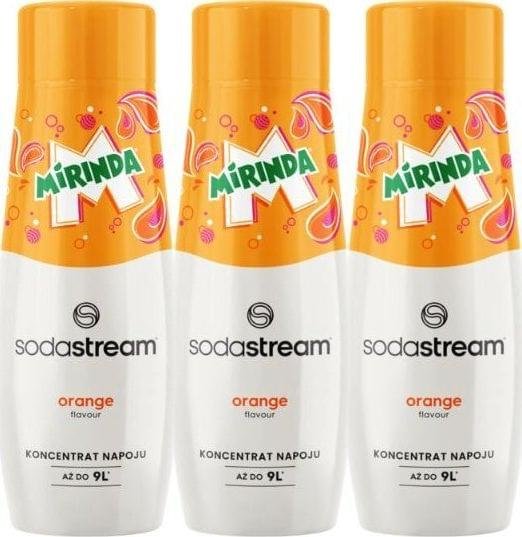 Sodastream 3 x Syrop Mirinda 440 ml