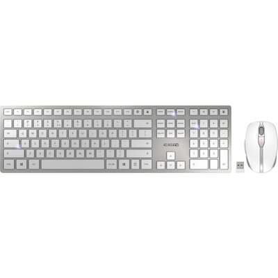 CHERRY Zestaw DW 9000 Slim Srebrny
