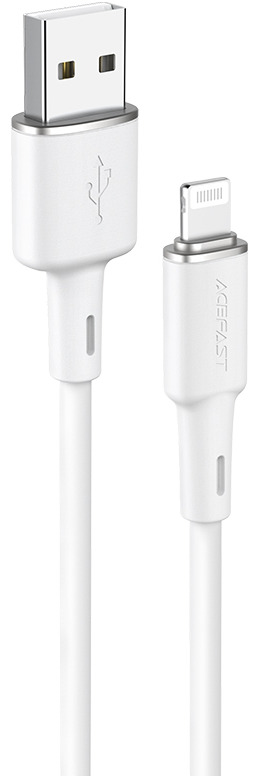 Zdjęcia - Kabel Acefast  MFI USB - Lightning 1,2m, 2,4A biały  (C2-02 white)