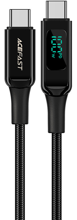 Acefast kabel USB Typ C - USB Typ C 2m, 100W (20V/5A) czarny (C6-03 Black) C6-03-C-C black