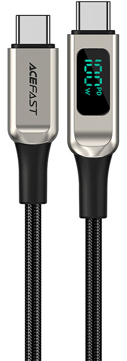 Acefast kabel USB Typ C - USB Typ C 2m, 100W (20V/5A) srebrny (C6-03 silver) C6-03-C-C silver