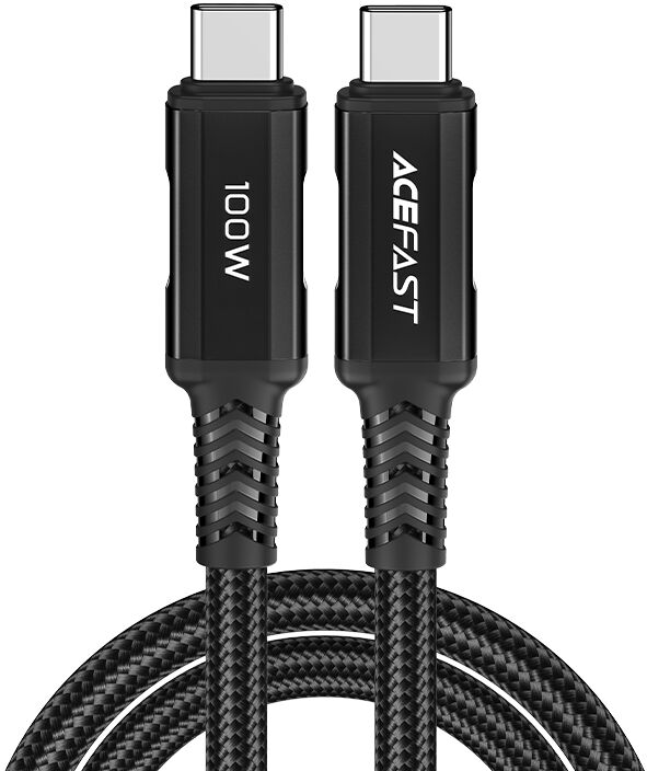 Acefast kabel USB Typ C - USB Typ C 2m, 100W (20V/5A) czarny (C4-03 Black) C4-03-C-C black