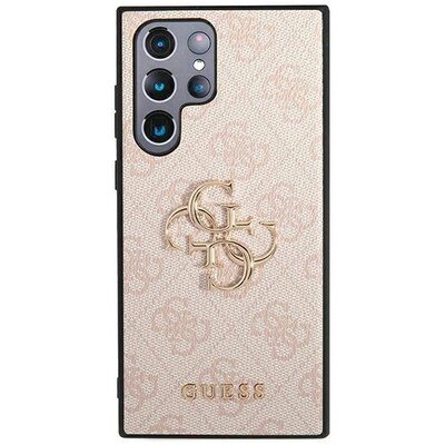 Guess Etui 4G Hard Case do Samsung Galaxy S22 Ultra Różowy