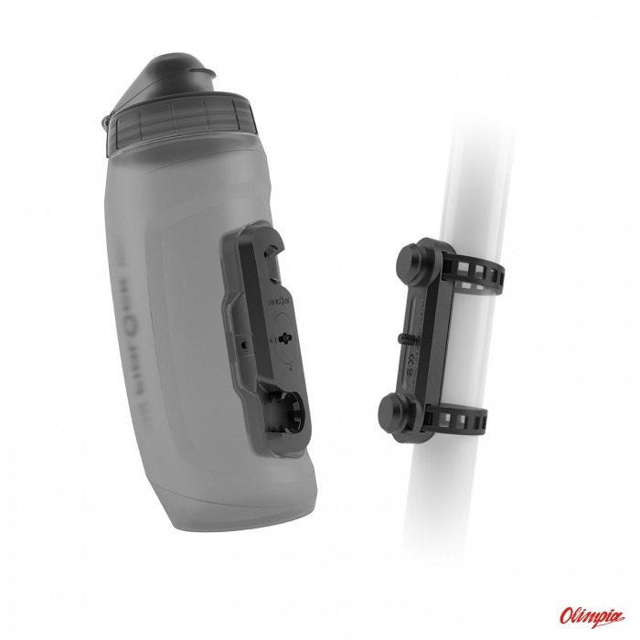 Fidlock Fidlock Twist Bottle 590 z uchwytem Uni Base, transparent black  2021 Systemy hydratacyjne 09641(TBL)