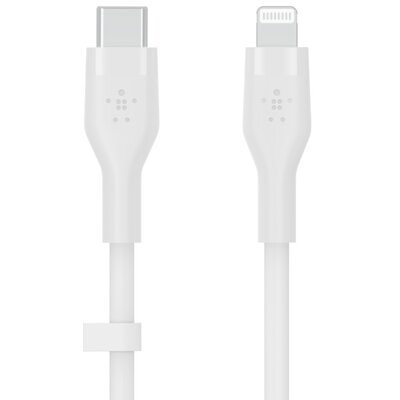 Belkin Kabel USB Typ-C Lightning Silicone 1m Biały